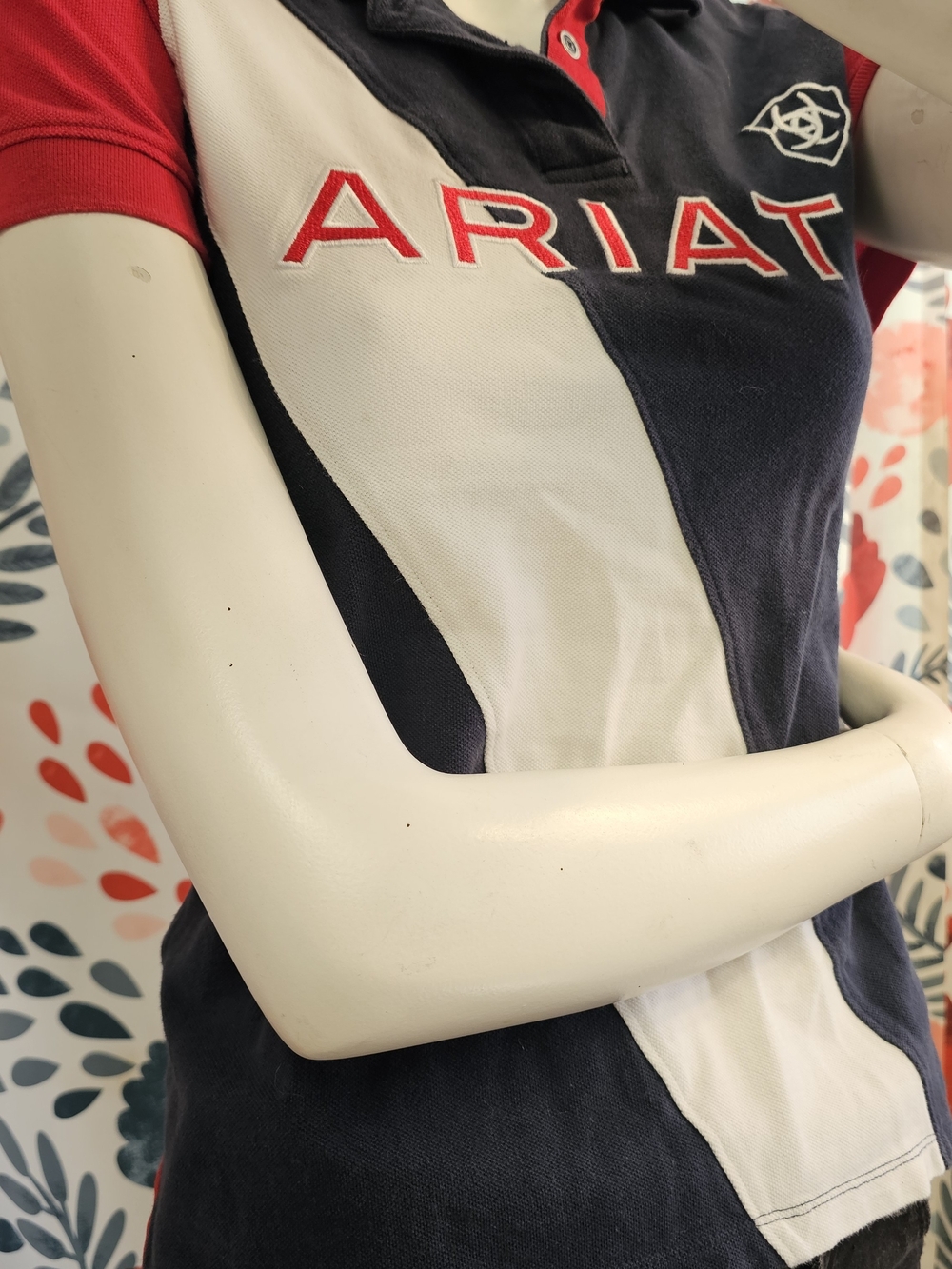 Ariat Black & Red Polo Shirt - Picture 2 of 6
